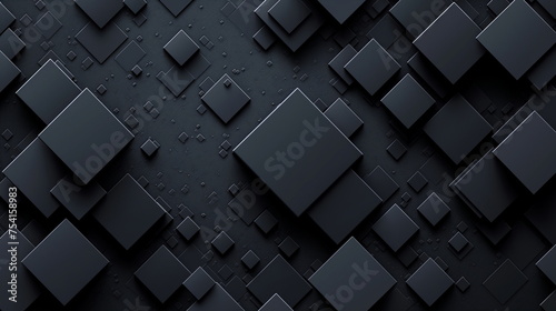 modern black square background, geometric square shape background and wallpapers, modern and trendy square background