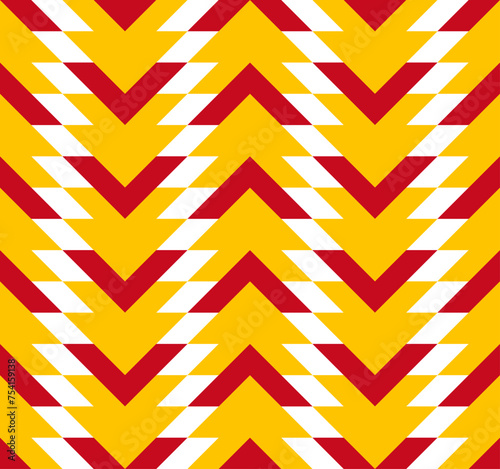 spain pattern design. chevron background. vector illustration