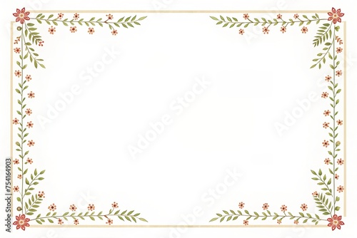 Wallpaper Mural Flower Frame with copy space.  Torontodigital.ca