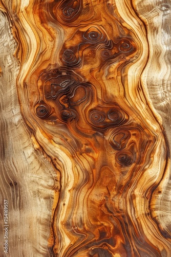 Intricate Wood Pattern Detail