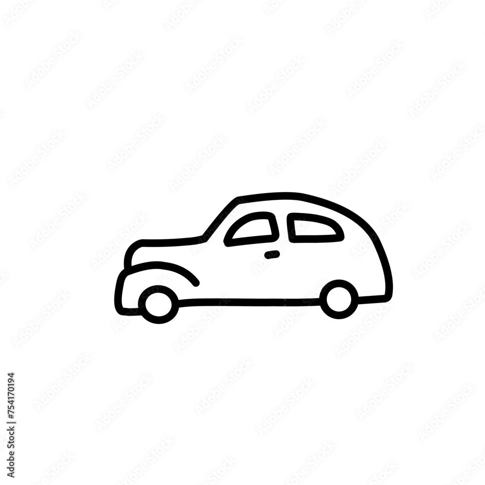 Car Doodle Icon