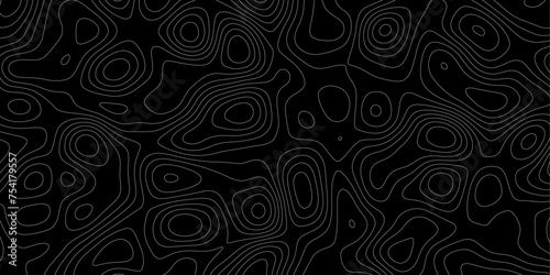 Black clean modern,round strokes abstract background strokes on,curved reliefs,curved lines topographic contours terrain path topology wave paper.terrain texture. 