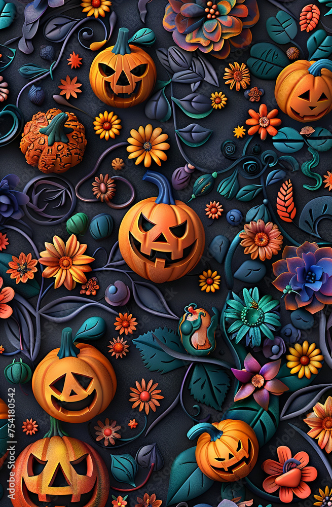 halloween pattern halloween pattern