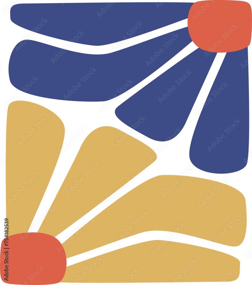 Abstract Groovy Flower