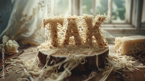 Tak dla sera! Słowo "TAK" pochodzi od sera. Ser mówi ci "tak"! Znak "Tak" zachęcający do właściwego odżywiania. Witaminy, weganizm i zdrowie. Dieta z dużą ilością sera. Post, prezentacja i bg.