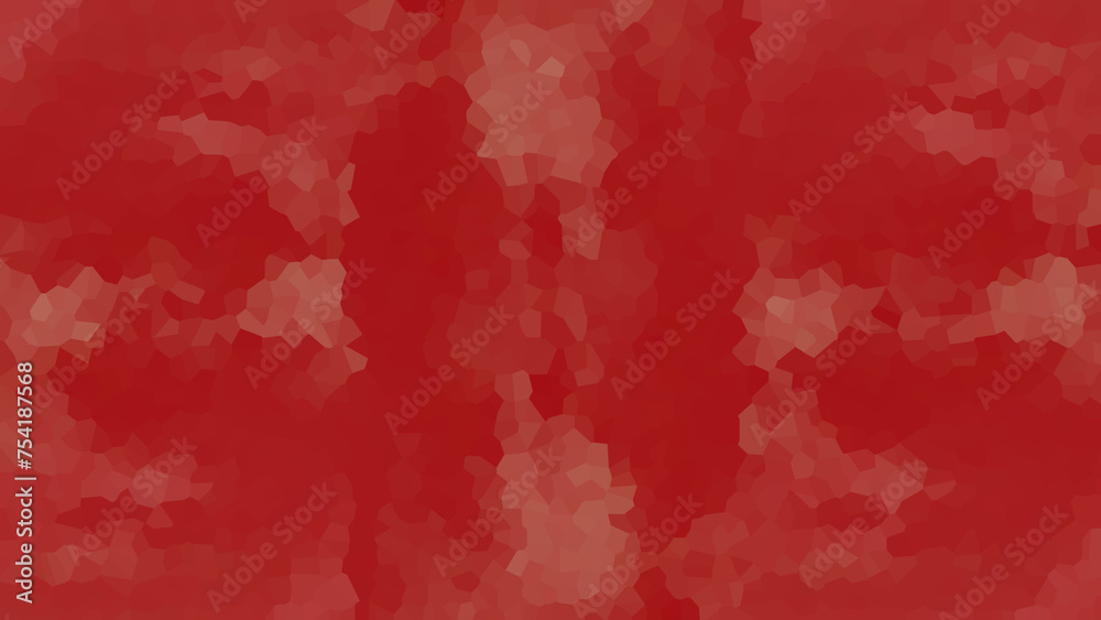 Obraz premium Low poly texture. Polygonal design illustration. Abstract red background