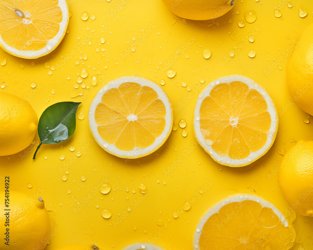 Lemon Yellow background Lemon Yellow background