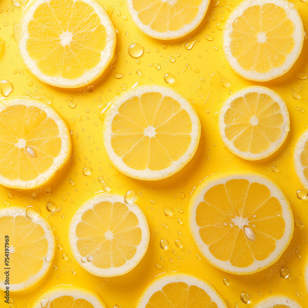 Lemon Yellow background