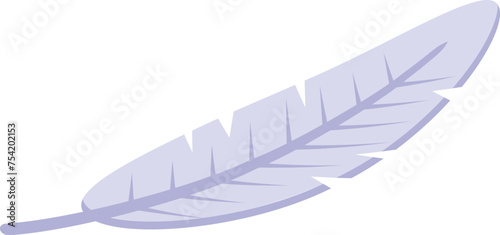 Chicken white feather icon isometric vector. Factory industry. Food nature