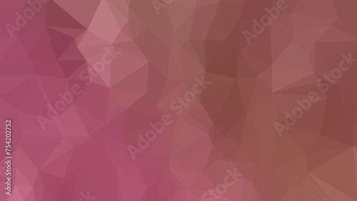 Abstract Velocity Odyssey: Cinematic Elegance with Vibrant Low Poly Triangles Across the Screen