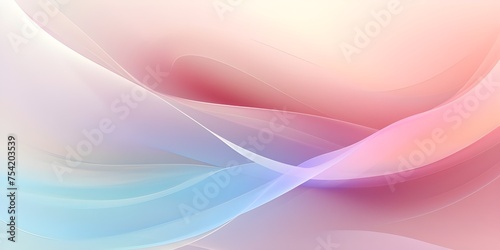 Serene abstract wave background with pastel hues gentle curves soft gradients 