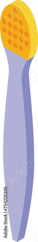 Makeup removal tool icon isometric vector. Mask woman. Lady face care