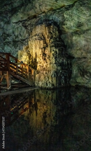 Slanic Prahova salt mine, underground huge excavation in Romania