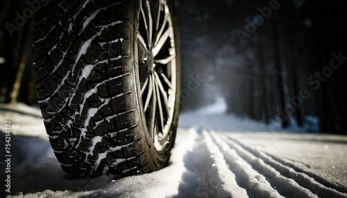 Navigating the Winter Wonderland: A Comprehensive Guide to Choosing the Best Car Tires for Snowy Roads in the Morning Sunlight" © Sadaqat