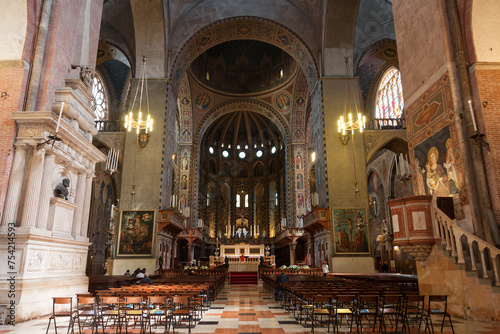 Interior of the Basilica of St. Anthony in Padua, Italy