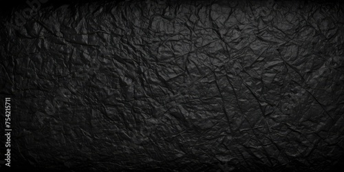 photo texture of old paper in black hue background