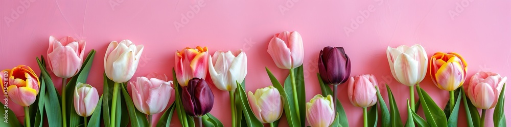 tulips background.