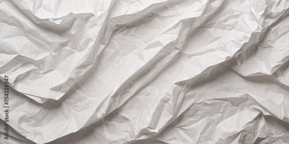 Obraz premium The texture of white paper is crumpled. Background for various purposes