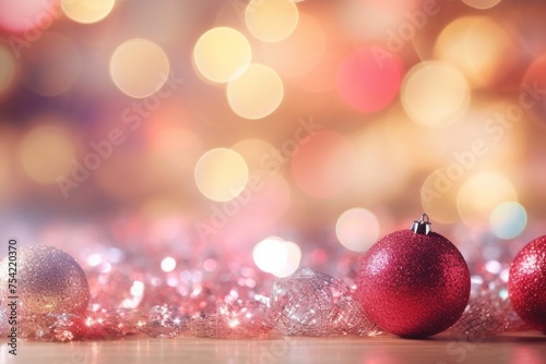 Red christmas background. 