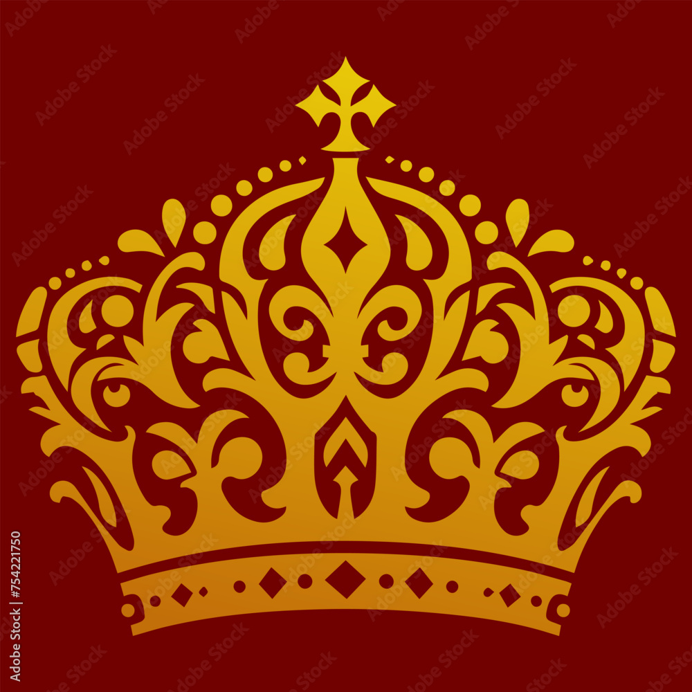 Illustration vector graphic of prince crown design. Perfect for social media design. Illustration vector graphic of prince crown design. Perfect for social media design.