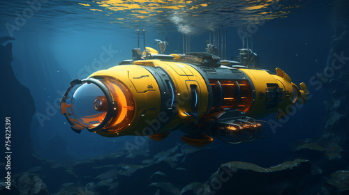 Autonomous submarine . © Anaya