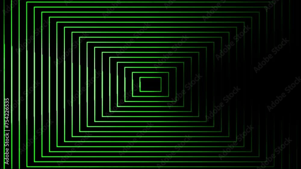 Glowing looping neon effect pattern abstract background, black background. Glowing looping neon effect pattern abstract background, black background.