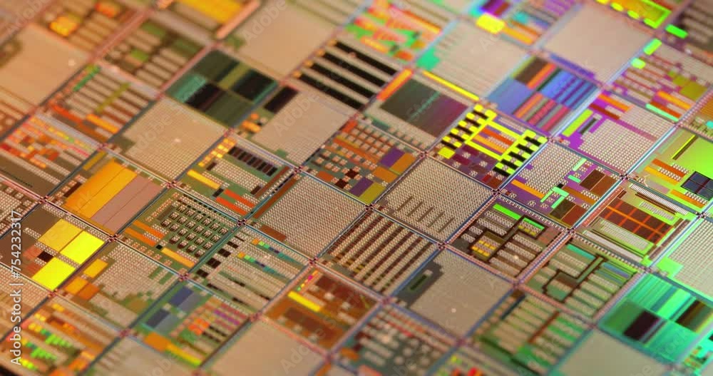 Silicon semiconductor wafer close-up. In electronics, a wafer also called a slice or substrate is a thin slice of semiconductor, a crystalline silicon, used for the fabrication of integrated circuits