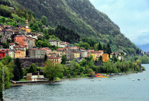 Dervio, Province of Lecco, region Lombardy, Italy, Europe - idyllic Italian village located on eastern shore of Lake Como