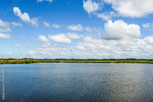 A beautiful landscape shot of the British Countryside on a hot summer afternoon