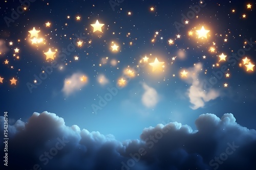 Night sky and stars the concept of the new year and Christmas  © Kainat