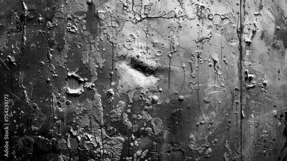 Metal texture with scratches and cracks - generative ai Metal texture with scratches and cracks - generative ai