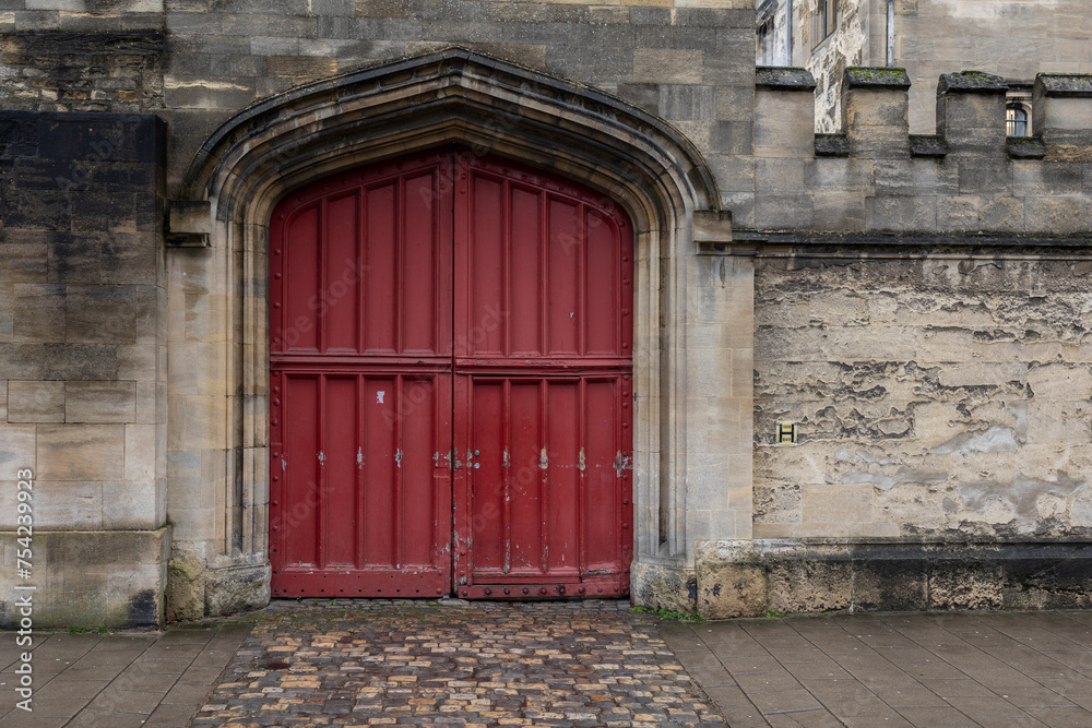 Fototapeta premium English old wood door