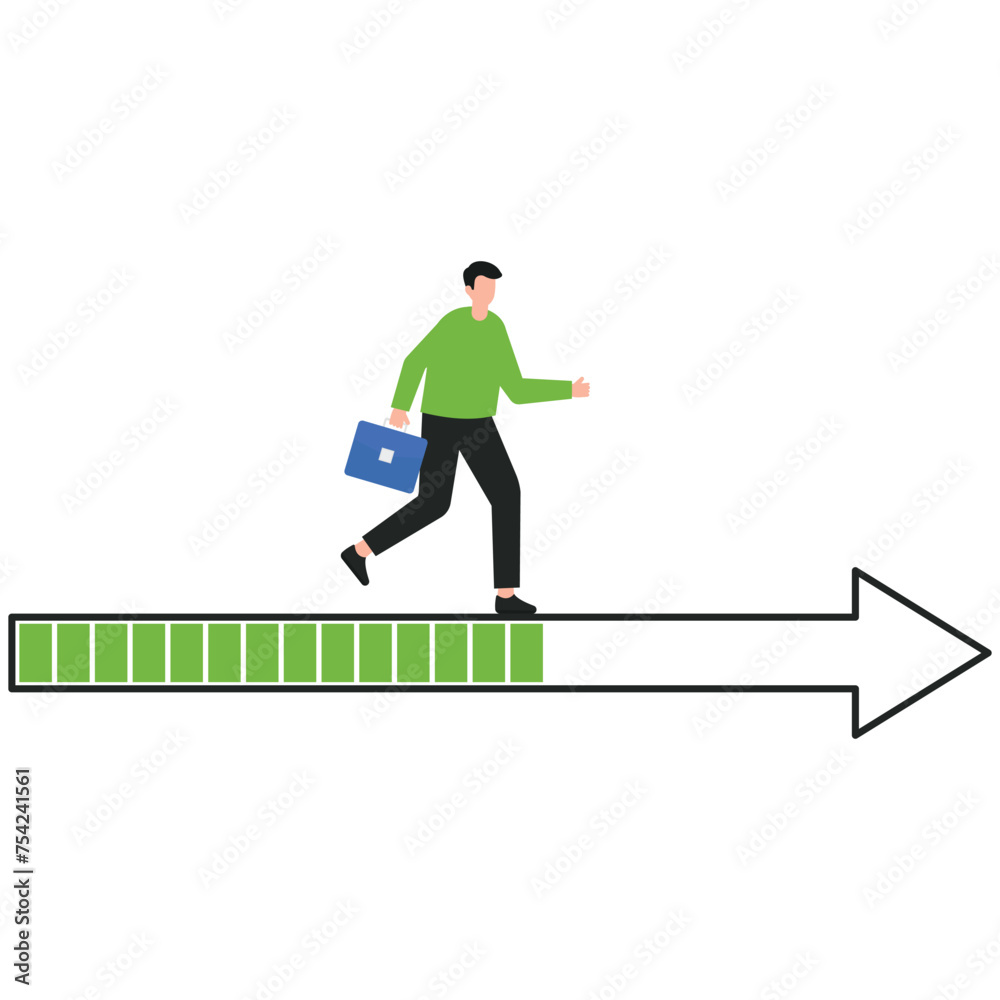 Business step Illustration


