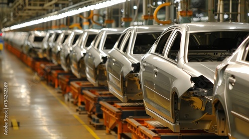 Automobile assembly line production 