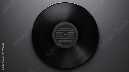 Classic Vinyl Record Black Vinyl Record with Paper Sle