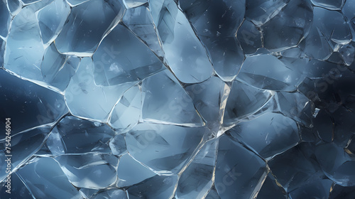 cracked ice texture, frozen background