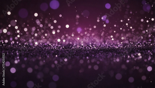 Royal purple light burst on a deep plum backdrop with bokeh lights.