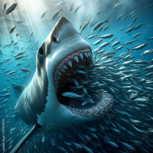 凶暴なサメ photo