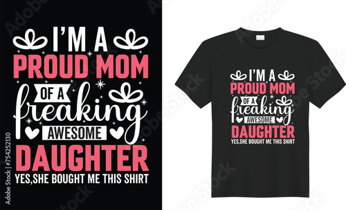 Mother's day motivational quote T-shirt Design. Hand drawn vintage illustration with hand-lettering. Vector art. Ready for t-shirt, poster, Cards, Sticker, textile, blouse, black background.