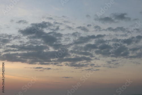 sunset over the sea