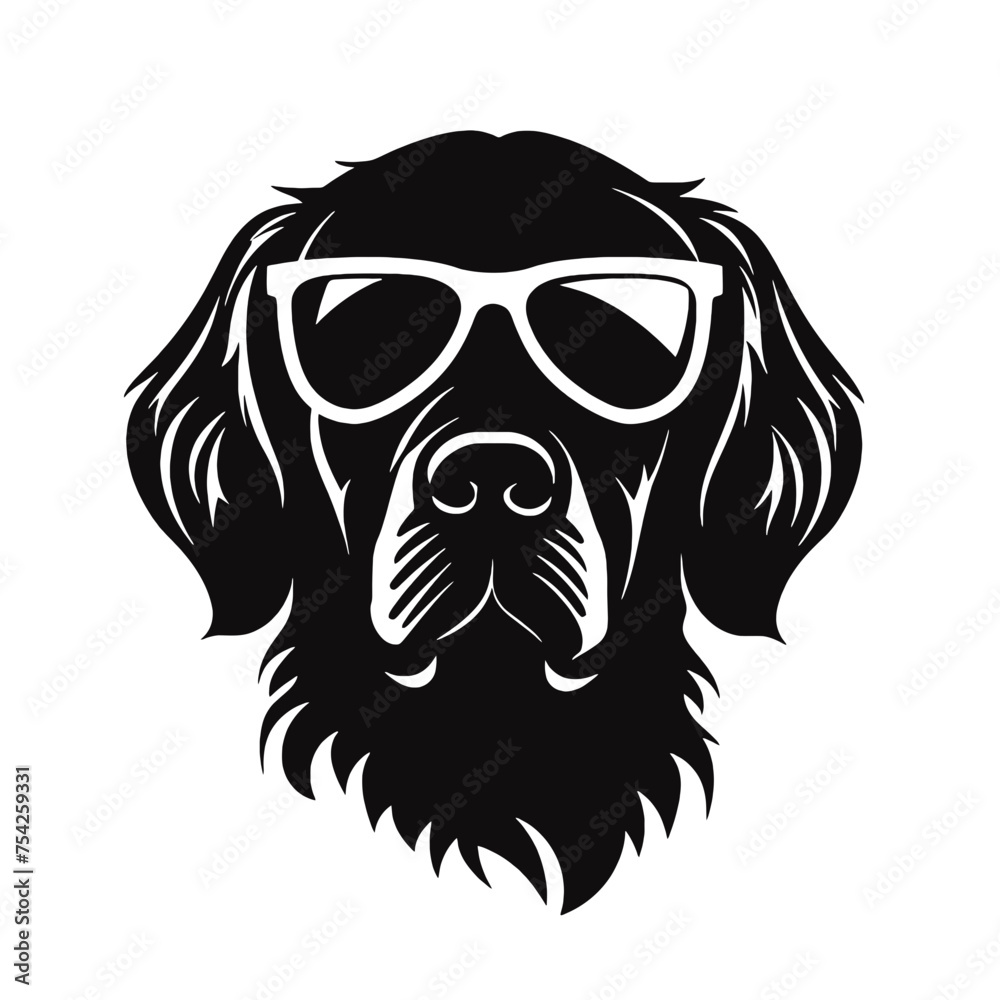 Obraz premium Golden retriever Silhouette 
