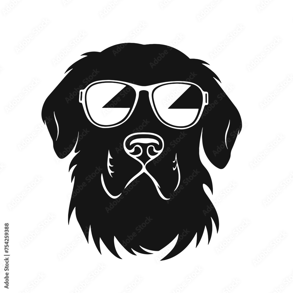 Obraz premium Golden retriever Silhouette 