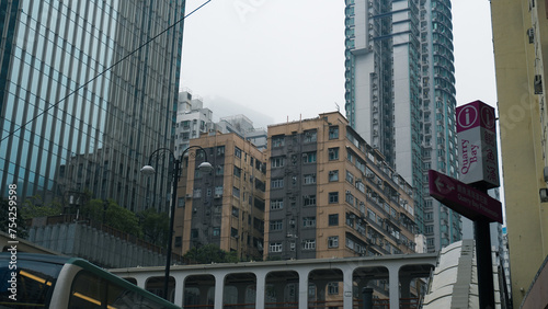 Photography Blocks in Hongkong. One of the Most Crowded Housing.