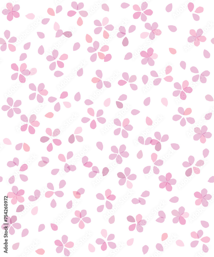 シームレスの桜の壁紙 シームレスの桜の壁紙