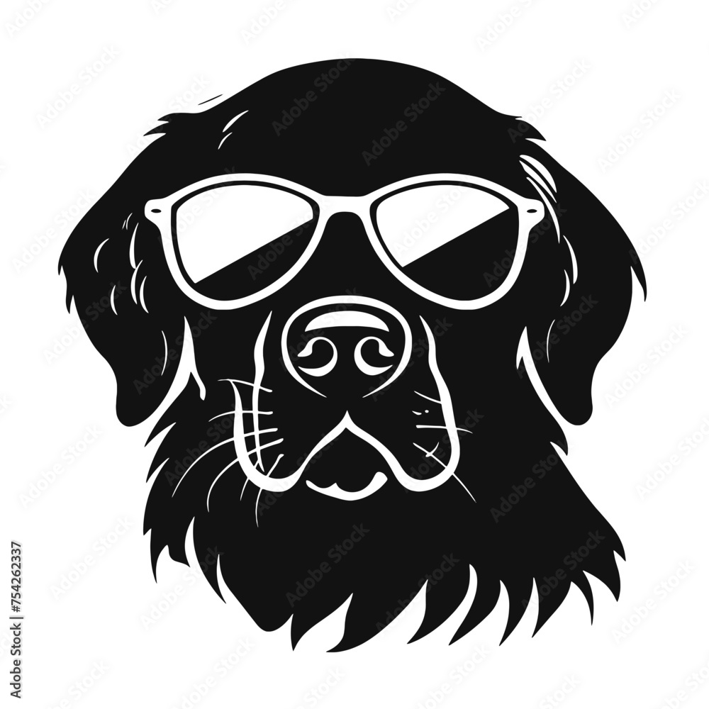Golden Retriever with sunglasses Golden Retriever with sunglasses