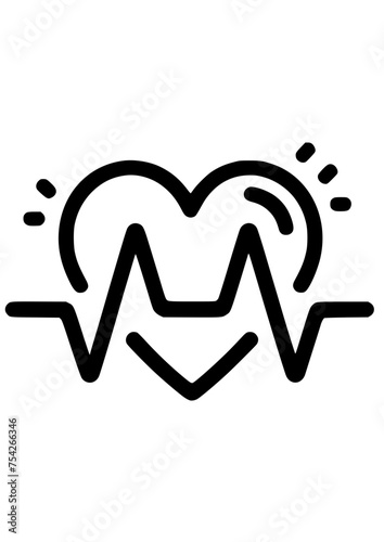 Heartbeat Svg, Heartbeat Clipart, Heartbeat Cricut, Heartbeat Cut file, Heartbeat Icon, Heartbeat Logo, Design