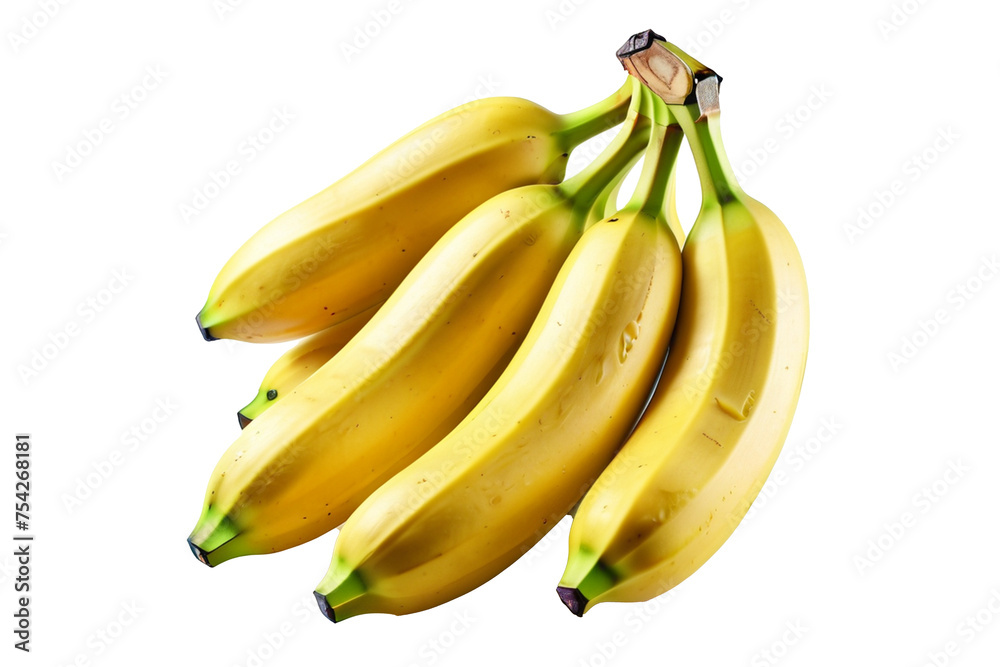 Bananas on a white background Bananas on a white background