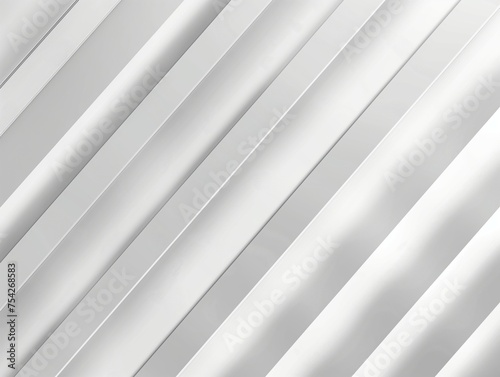 A minimalist image showing white diagonal stripes with subtle shadows creating a 3D effect.