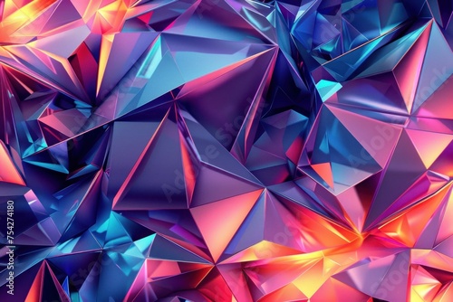 3d abstract glow background design