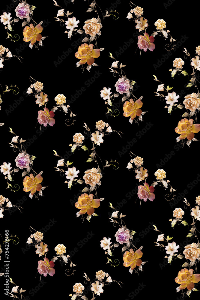 textile design pattern flower floral design
